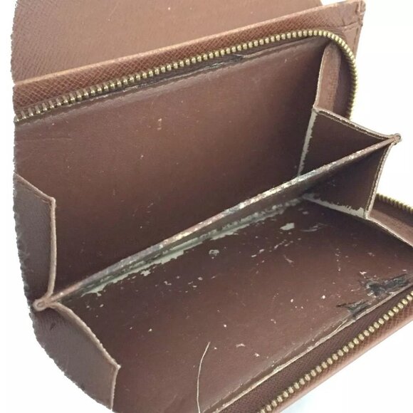 796161AR (C1) Louis Vuitton Wallet Porte Monnaie Billets Tresor Brown Monogram - Picture 8 of 10